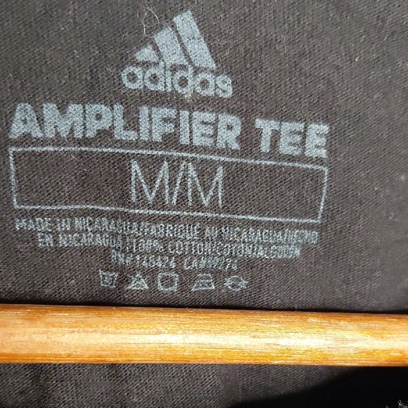 Adidas Men's Black and White Logo Tee - Picture 4 of 5